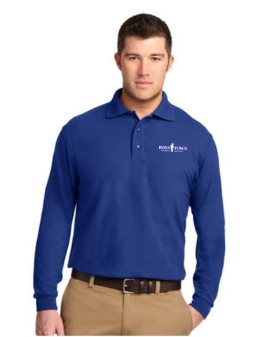 Boys Town Long Sleeve Polo Shirt