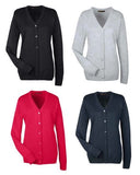 Ladies V-Neck Cardigan Sweater