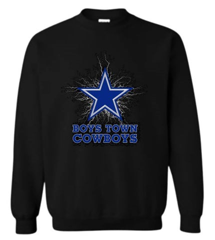 Boys Town Cowboys Crew Neck Sweatshirt