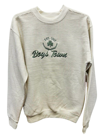 Boys Town Ribbed Irish Crewneck