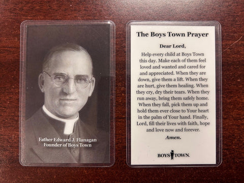 Father Flanagan Prayer Card