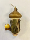 NebraskaWood Miniature Bird House Ornament