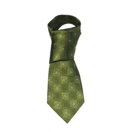 Green Celtic Knot Silk Tie
