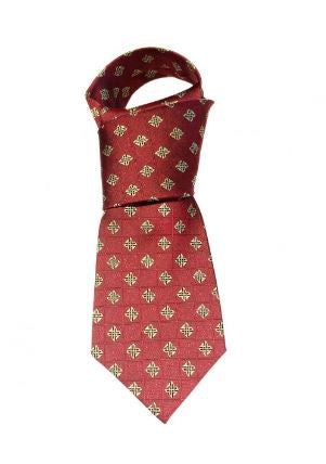 Red Celtic Knot Silk Tie